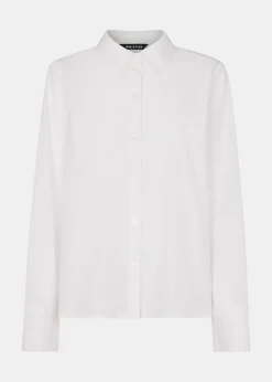 White Boxy Cotton Shirt