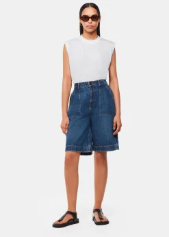 White Edie Sleeveless Vest