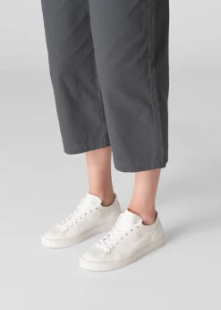 White Folly Unlined Soft Trainer