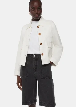 White Marie Casual Jacket