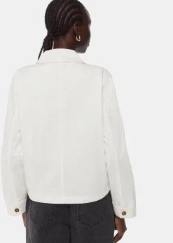 White Marie Casual Jacket