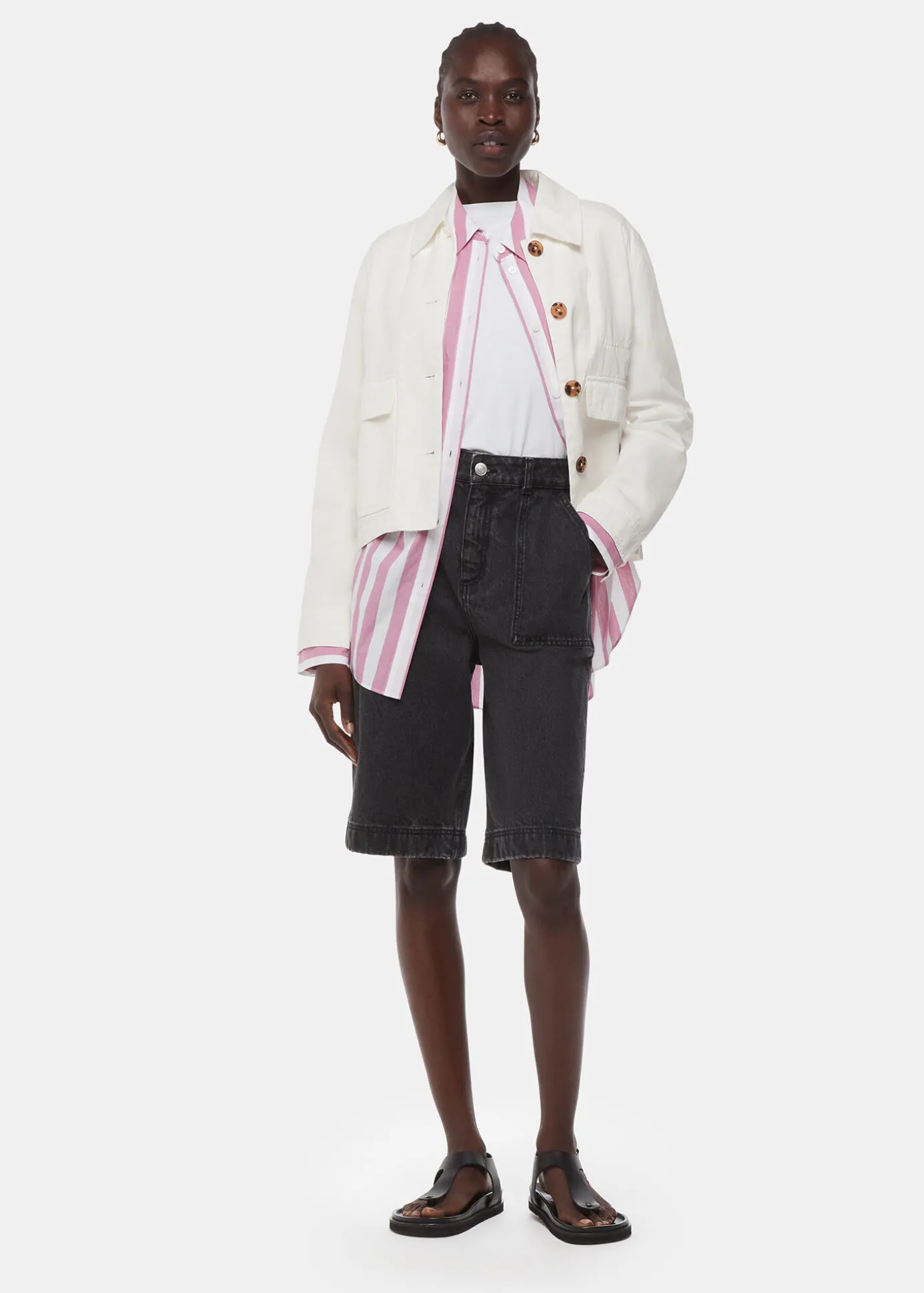 White Marie Casual Jacket