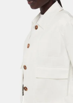 White Marie Casual Jacket