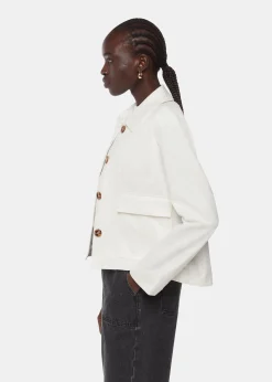 White Marie Casual Jacket
