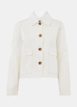 White Marie Casual Jacket