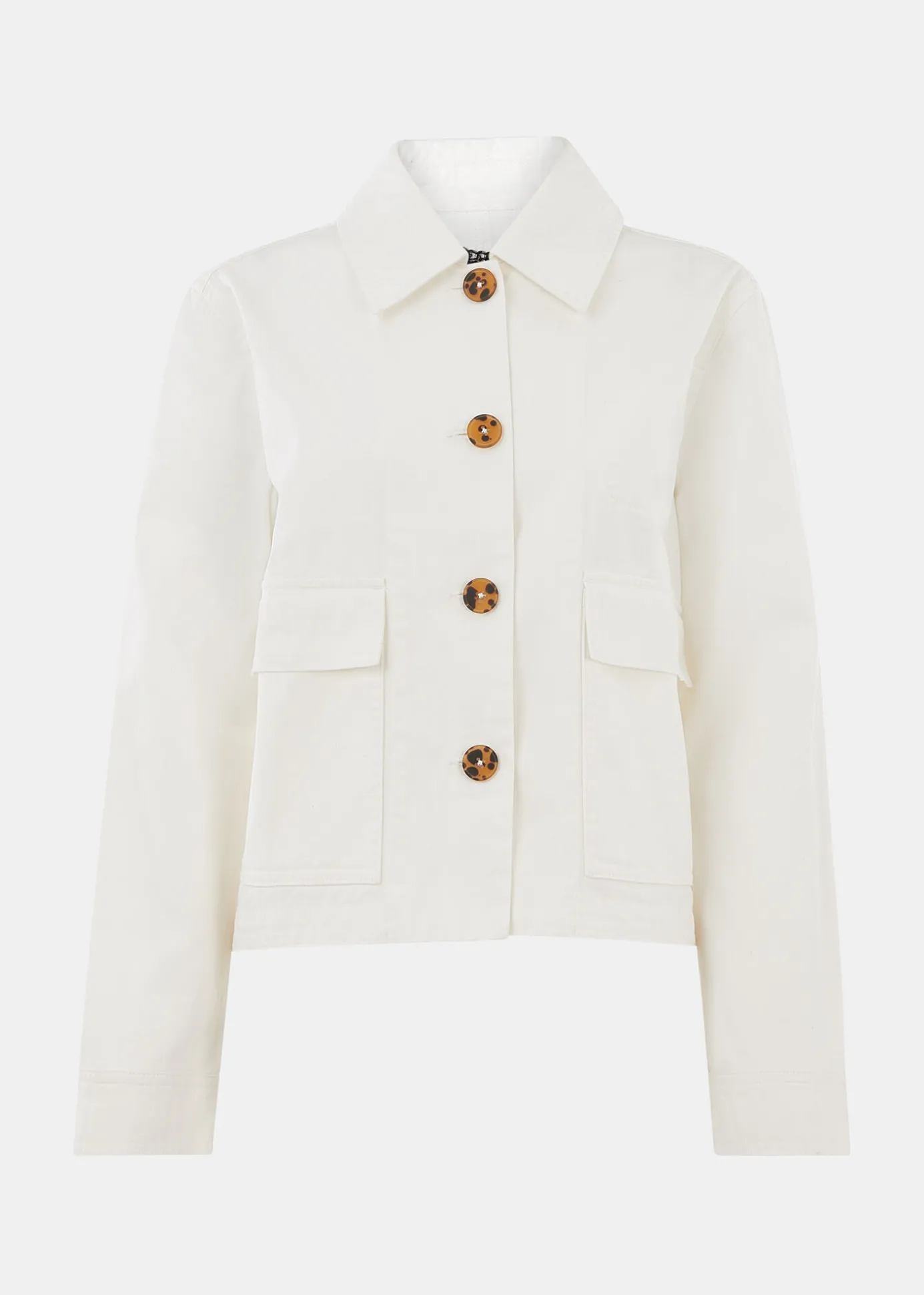 White Marie Casual Jacket