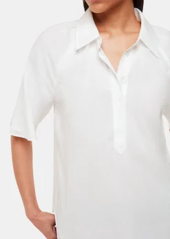 White Mia Short Sleeve Shirt