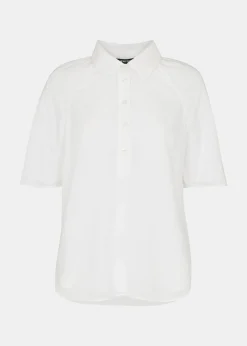 White Mia Short Sleeve Shirt