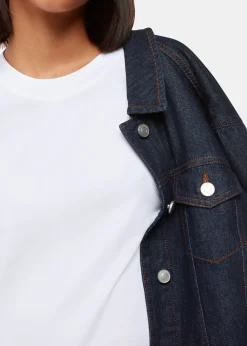 White Relaxed Long Sleeve Tee