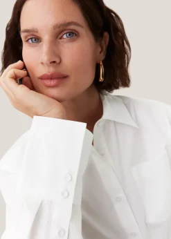 White Serena Cotton Shirt