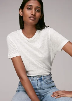 White Ultimate Linen T-Shirt