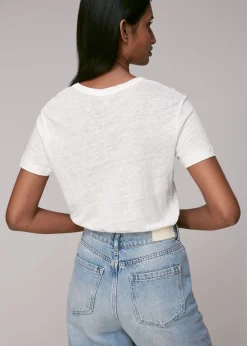 White Ultimate Linen T-Shirt