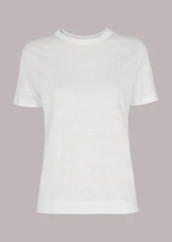 White Ultimate Linen T-Shirt