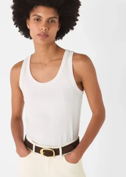 White Wide Leg Cropped Jean